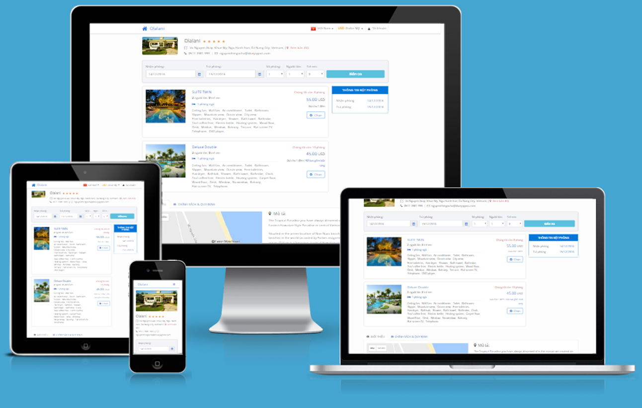 Hệ thống đặt tour du lịch chuyên nghiệp với web du lịch