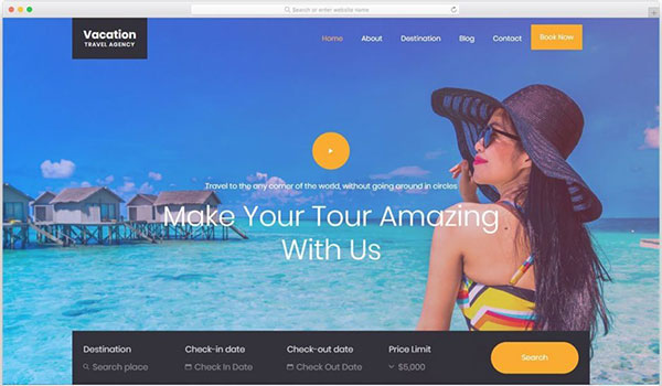 Tiêu chuẩn bố cục cho thiết kế website du lịch chuyên nghiệp 